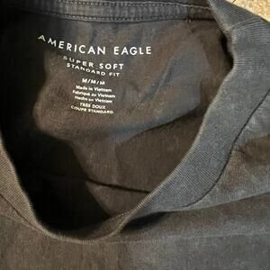 AMERICAN EAGLE men’s M, standard fit, T-shirt, gray, short sleeves, crew neck